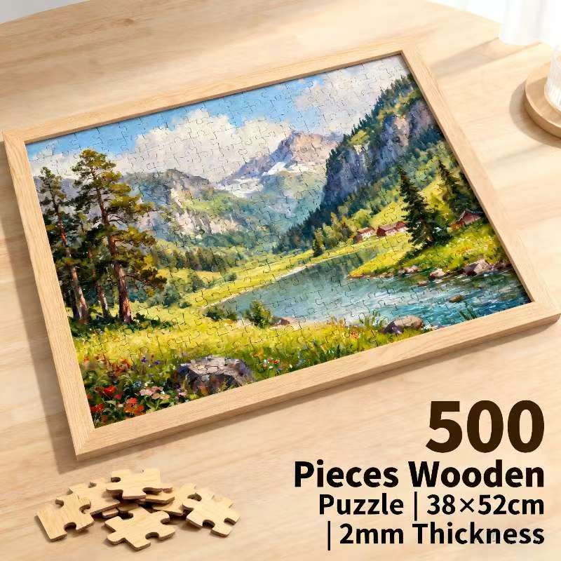 1000-500-piece family group photo puzzle